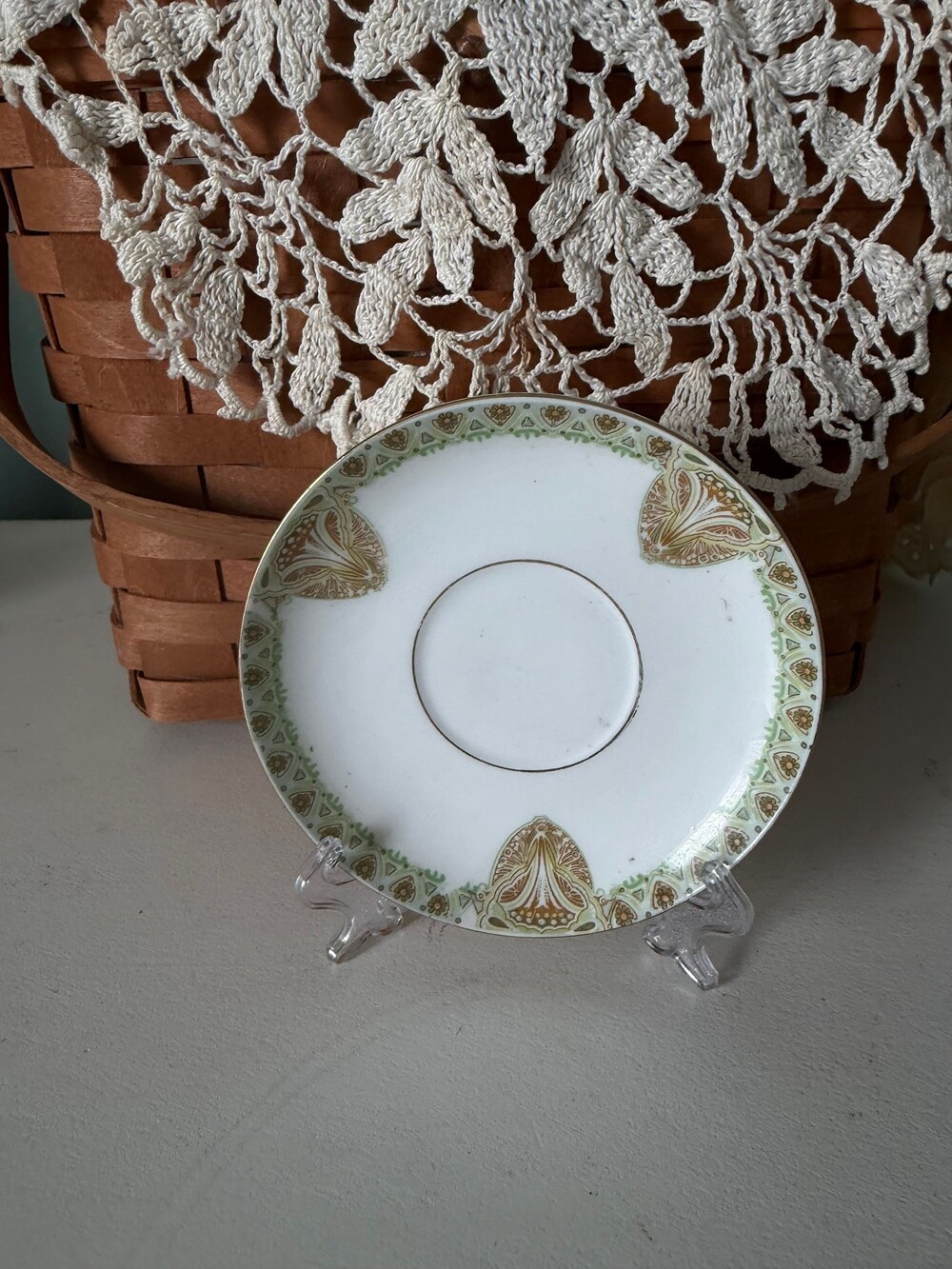 #6 Antique saucer by Mortiz Zdekaur